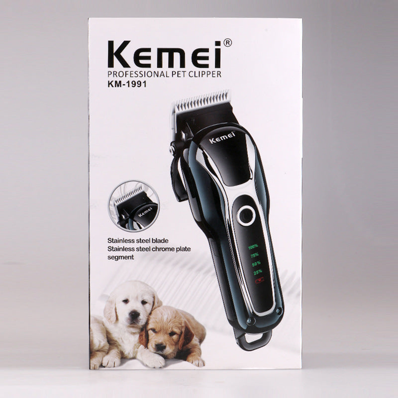 Rechargeable Pet & Human Hair Clipper – Electric Grooming Trimmer