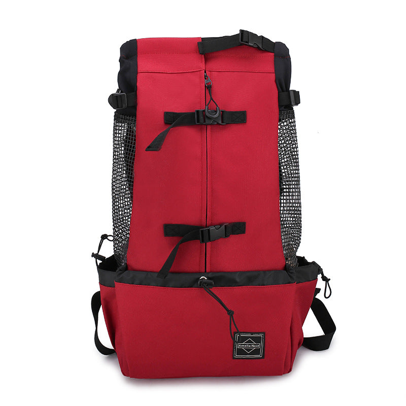 Portable Dog Carrier Backpack Travel Bag for Small Pets Outdoor Use