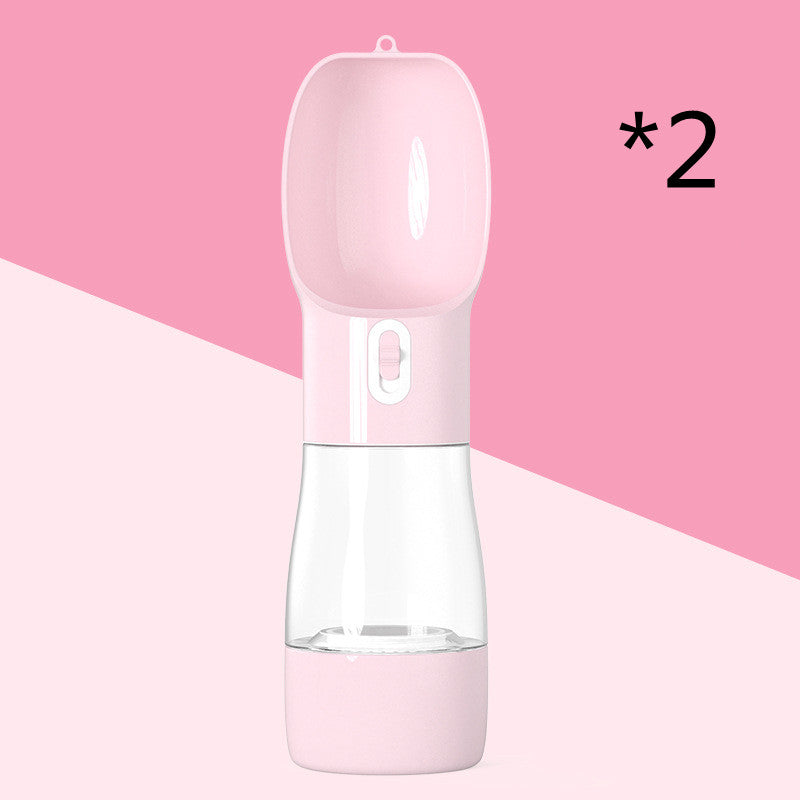 Portable Dog Water Bottle Dispenser for Travel & Outdoor Walks