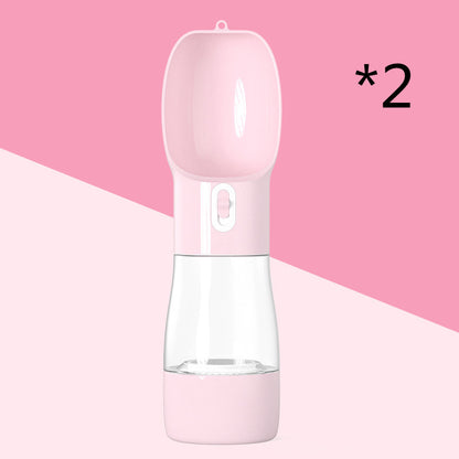 Portable Dog Water Bottle Dispenser for Travel & Outdoor Walks