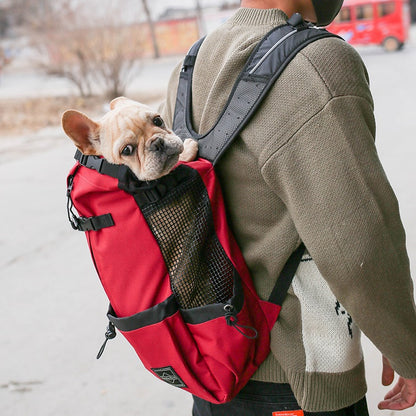 Portable Dog Carrier Backpack Travel Bag for Small Pets Outdoor Use