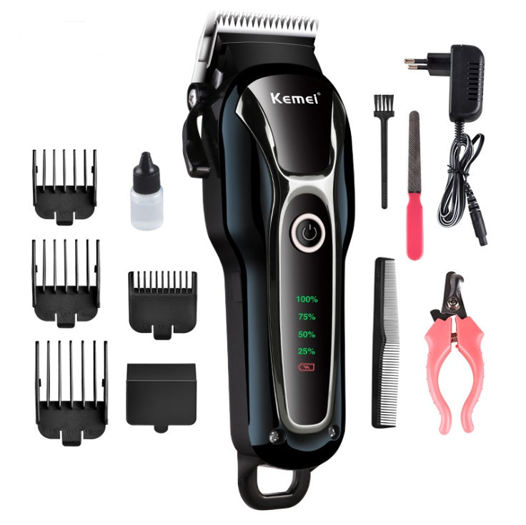 Rechargeable Pet & Human Hair Clipper – Electric Grooming Trimmer
