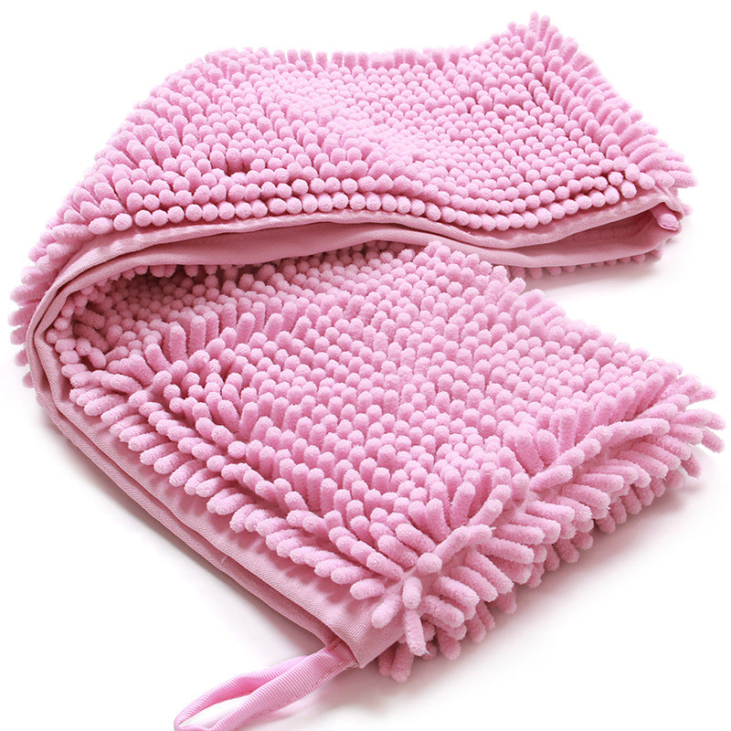 Ultra Absorbent Chenille Pet Towel for Dogs & Cats Bath Drying