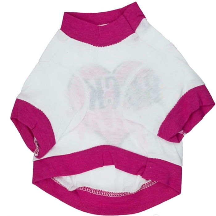 Cotton Pet T-Shirt Soft Casual Dog & Cat Clothes for Everyday Wear