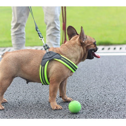 Reflective Dog Harness with Leash Adjustable No-Pull Mesh Vest