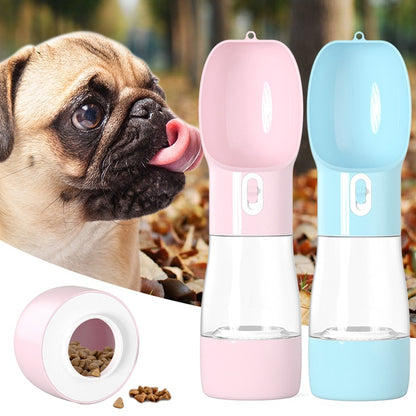 Portable Dog Water Bottle Dispenser for Travel & Outdoor Walks