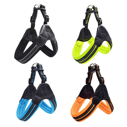 Reflective Dog Harness with Leash Adjustable No-Pull Mesh Vest