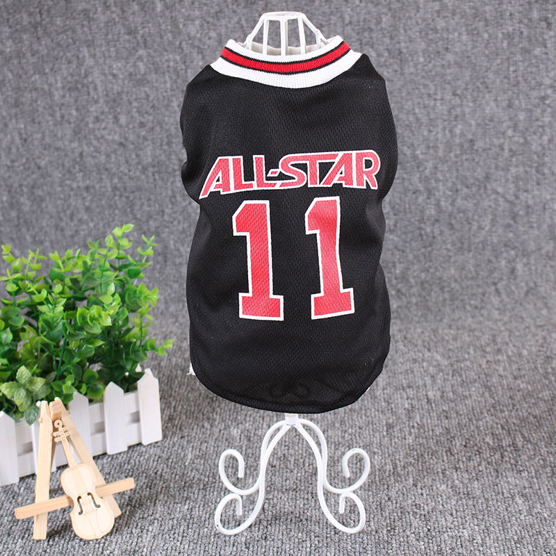 World Cup Dog Vest Shirt Soft Cotton Pet T-Shirt for Dogs