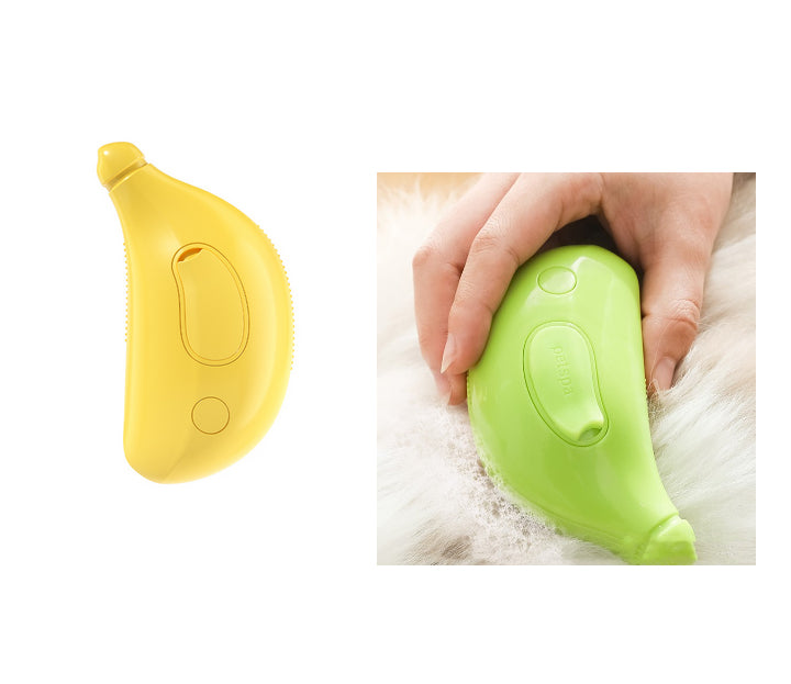 3-in-1 Pet Steam Brush for Cats & Dogs – Spray Massage Grooming Comb