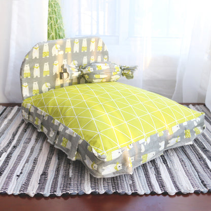 Teddy Plush Pet Bed Soft PP Cotton Dog & Cat Sleeping Nest