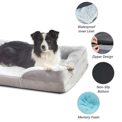 Waterproof Dog Bed Sofa Mat Soft Pet Blanket for Large Dogs & Cats