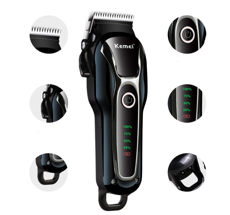 Rechargeable Pet & Human Hair Clipper – Electric Grooming Trimmer