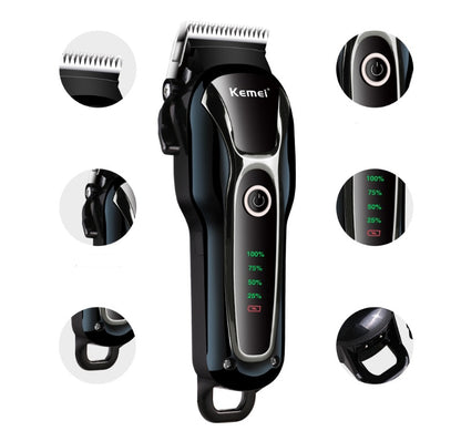 Rechargeable Pet & Human Hair Clipper – Electric Grooming Trimmer