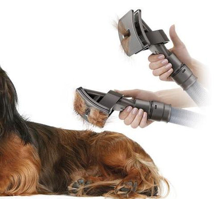 Pet Grooming Vacuum Brush Attachment for Dogs & Cats Hair Removal