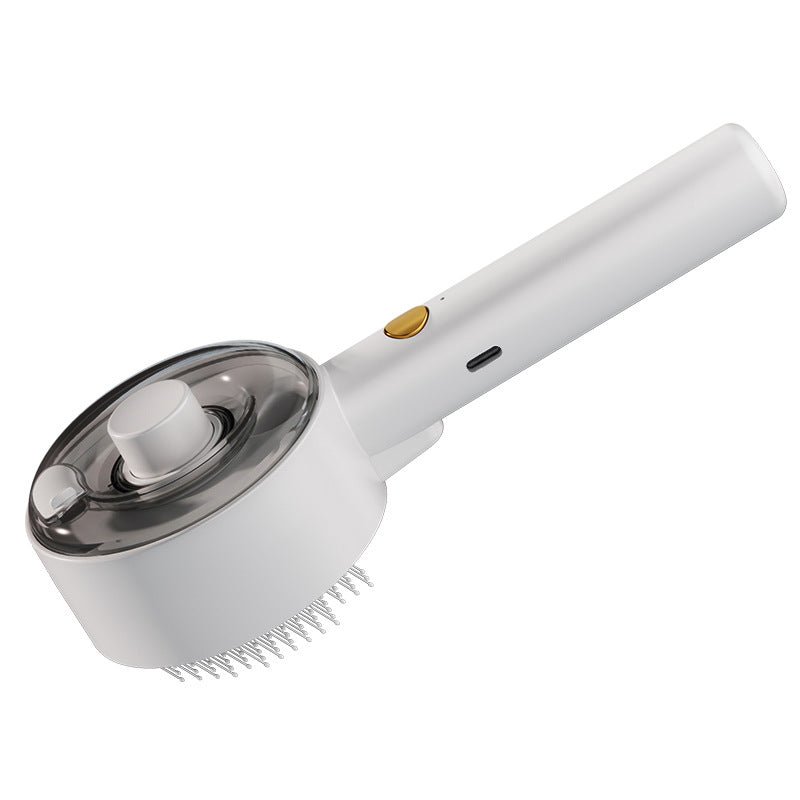 Self Cleaning Pet Grooming Brush with Steam & UV Hair Remover