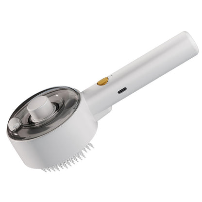 Self Cleaning Pet Grooming Brush with Steam & UV Hair Remover