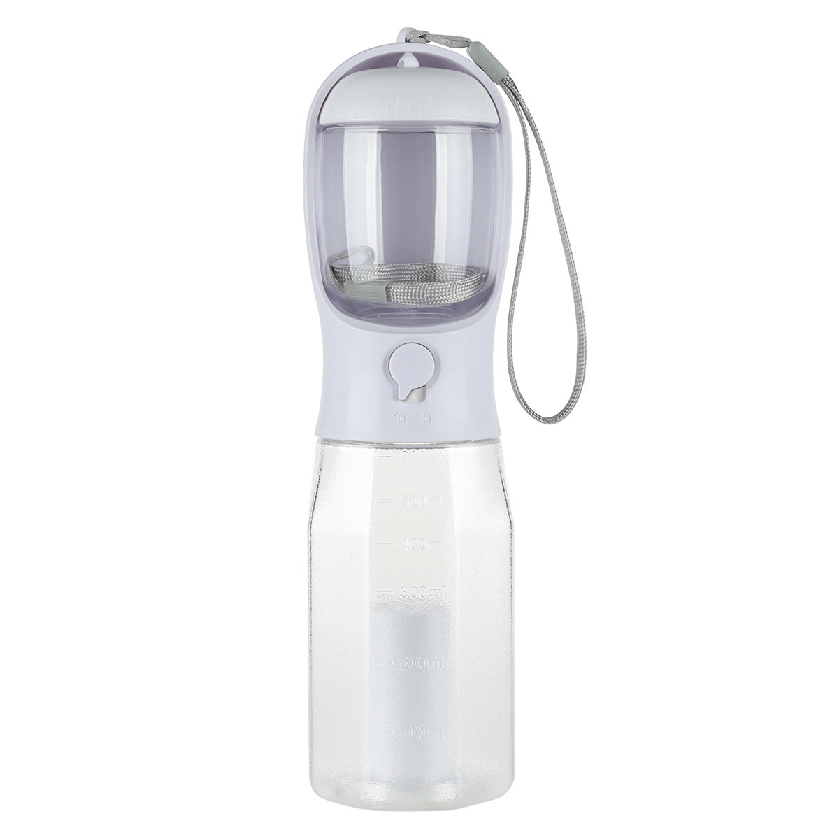 3-in-1 Portable Dog Water Bottle with Food Container & Poop Bag Dispenser