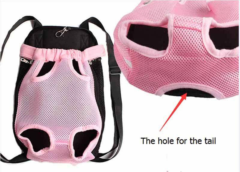 Breathable Pet Sling Carrier Bag Portable Chest Shoulder Travel Bag