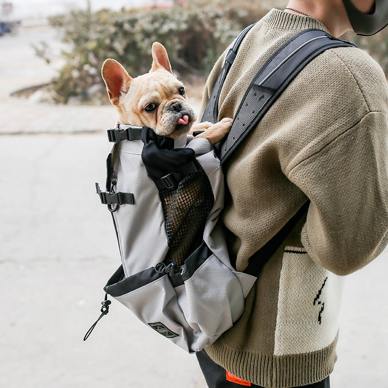 Portable Dog Carrier Backpack Travel Bag for Small Pets Outdoor Use