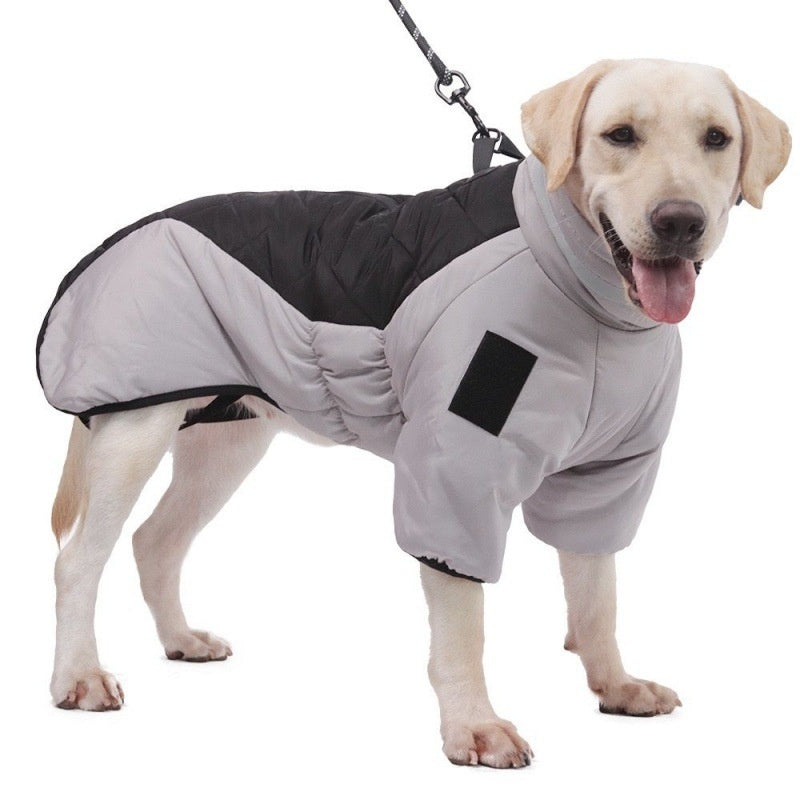 Winter Waterproof Dog Coat for Large Dogs Warm Fleece Vest