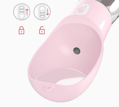 Portable Dog Water Bottle Dispenser for Travel & Outdoor Walks