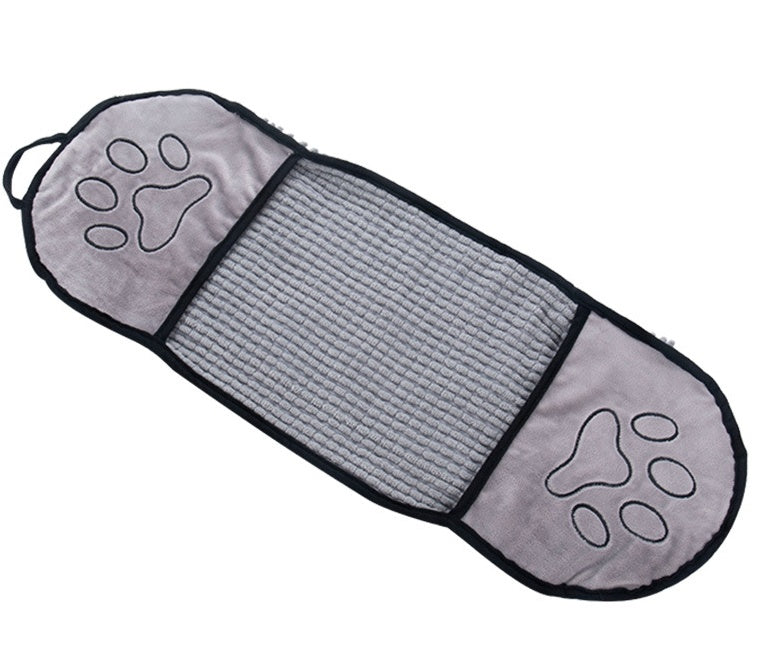 Chenille Pet Bath Towel for Dogs & Cats Quick Dry Absorbent