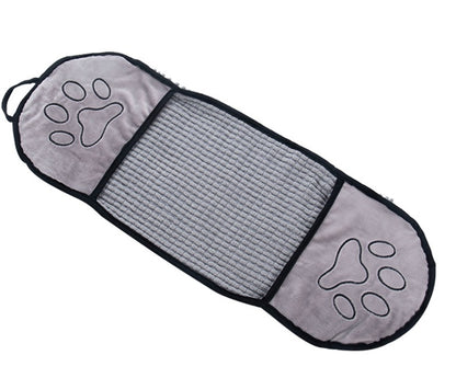 Chenille Pet Bath Towel for Dogs & Cats Quick Dry Absorbent