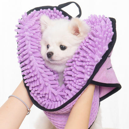 Super Absorbent Dog & Cat Bathrobe Towel Quick-Dry Pet Wrap