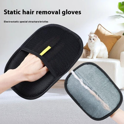Pet Hair Remover Glove for Dogs & Cats – Deshedding Grooming Mitt
