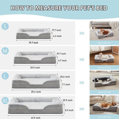 Waterproof Dog Bed Sofa Mat Soft Pet Blanket for Large Dogs & Cats