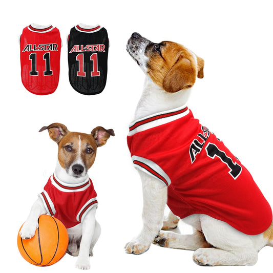 World Cup inspired dog vest made from soft cotton